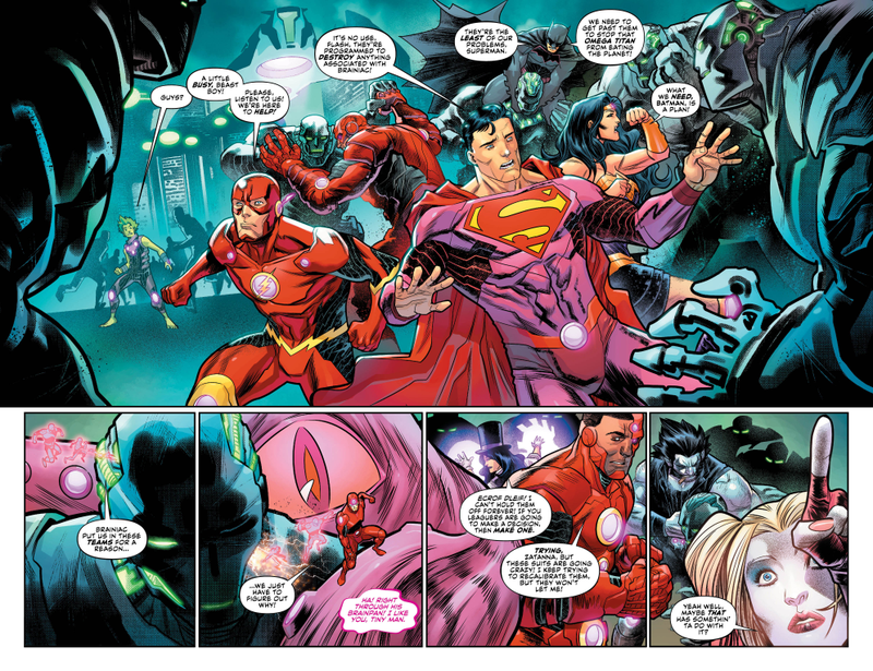 Illustration for article titled Discover the ultimate DC team-up in this exclusive No Justice preview and interview